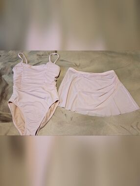 Bloch Pink Leotard With Mesh Skirt Adult Small